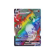 The black border is visible only on bottom left part of the card, the artwork covers it on almost all the border, the name of the pokémon has no background and the v logo is more coloured. Pokemon Champions Path 74 73 Charizard Vmax Rainbow Rare Magic Madhouse