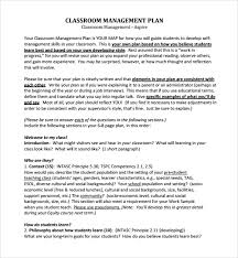 Students will be provided with a positive. Free 12 Sample Classroom Management Plan Templates In Pdf Ms Word