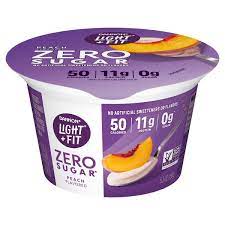 peach fat free yogurt cultured dairy