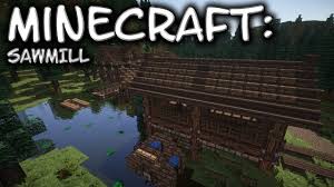 Easy minecraft building system with 5x5 house. Minecraft Water Powered Sawmill Tutorial