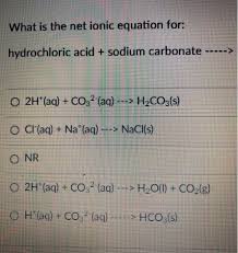 solved what is the net ionic equation