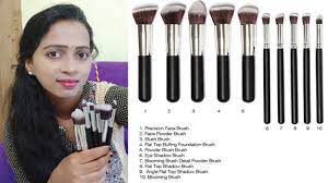 how to use makeup brushes in tamil