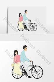 Kartun romantis couple kebaya lurik bersepeda : Pasangan Romantis Kartun Komik Di Sepeda Ilustrasi Templat Psd Unduhan Gratis Pikbest