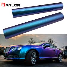 10 100cm Car Blue To Purple Pearl Chameleon Vinyl Wrap Film Chameleon Car Stickers Automobiles Motorcycle Car Styling Decaration