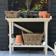 Wooden Garden Potting Bench Table
