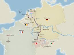 Other significant rivers include the garonne, lot, rhine, rhone seine, each with many smaller tributaries. Rhine River Cruise Map