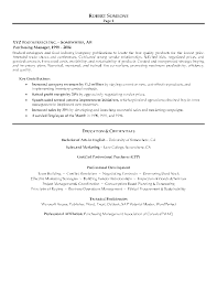 Procurement Manager Resume Excitesseeking Ga Commercial Project Manager  Resume 