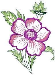 Download daily updated free machine embroidery designs! Flower Embroidery Design For Free Download Flower Machine Embroidery Designs Embroidery Flowers Embroidery Designs