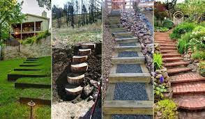 23 Diy Ideas To Make Garden Stairs