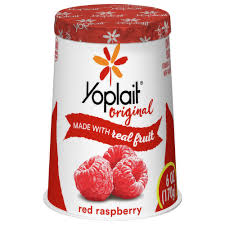yoplait yogurt low fat red raspberry