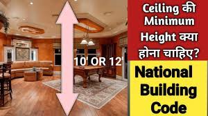 minimum ceiling height standard