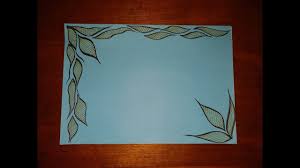 How To Make Chart Paper Decoration Hard Chart Decoration