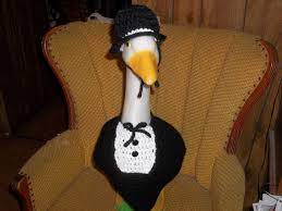 Groom Tuxedo Goose Geese Outfit Crochet