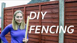 concrete fence post fencing diy the