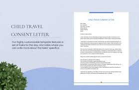 free child care letter pages template