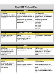 sle workout plan templates in pdf