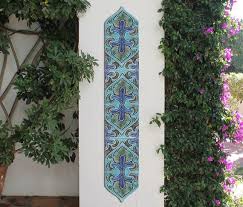 Outdoor Wall Art Set Of 6 Ceramic Tiles