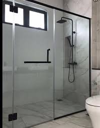 Toilet Shower Screen Glass Door