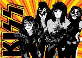 kiss band vector free