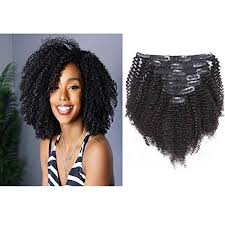 We offer real hair extensions on sale in south africa. Afro Curly Clip In Hair Extensions Virgin Afro Kinky Clip Ins 3c 4a 4b Clip In