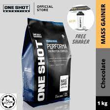 one shot nutrition perfoa m gainer