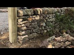 dry stone cheek end wall end