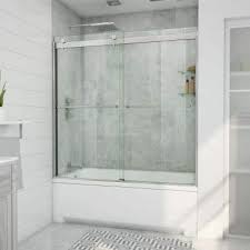 Semi Frameless Bypass Shower Doors