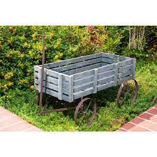 Decorative Buckboard Wagon Planter