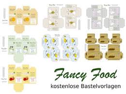 Berandakostenlose bastelbögen als pdf : Bastelbogen Fancy Food Als Pdf Website Von My Fancywork