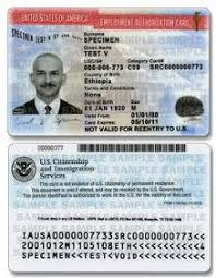 Where is my alien registration number or a number? Employment Authorization Document Wikipedia