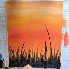 Easy Sunset How To Paint Scyap
