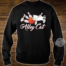 Alley cat shirt bowling lover bowler gift design art. Alley Cat Bowling Shirt Bowler Bowling Shirt