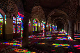 Lighting Reflected Through The Stained Glass Windows Inside The Nasir Al Molk Mosque Of Iran Oddlysatisfying