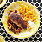blackened chicken and beans