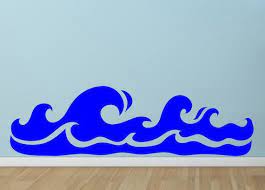 Ocean Waves Border Decal Sea Wall Art