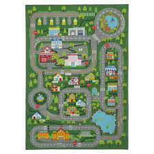 extra large road map activity rug