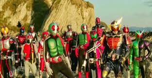 Warriors, who have been summoned one after another, appear in the battlegrounds. Kamen Rider Taisen Two Generations Of Japanese Heroes Go To War Popoptiq