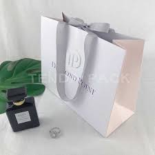 jewelry paper gift bags with ribbon