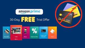 amazon prime free trial without credit