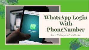 login whatsapp with phone number