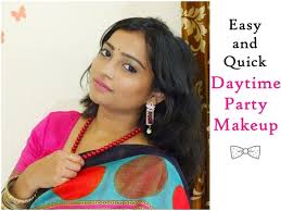 easy and quick daytime party makeup