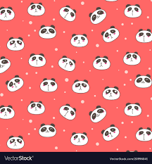 cute panda pattern background royalty