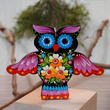ethnic christmas ornament owl gift