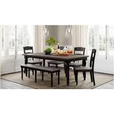 Rectangle Extension Dining Table Set