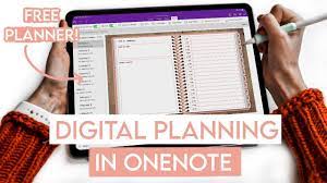 The app you choose to buy or download for free, will be the home for your planner. How To Digital Planning In Onenote Free Digital Planner Youtube
