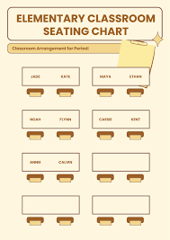 free elementary clroom seating chart