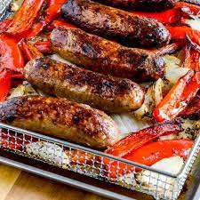 Airfryer Sausage And Peppers gambar png