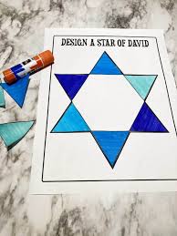 Star Of David Craft Little Bins For