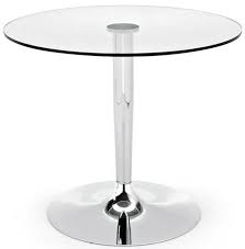 connubia planet glass round dining