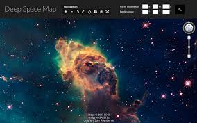 Deep Space Map View The Night Sky